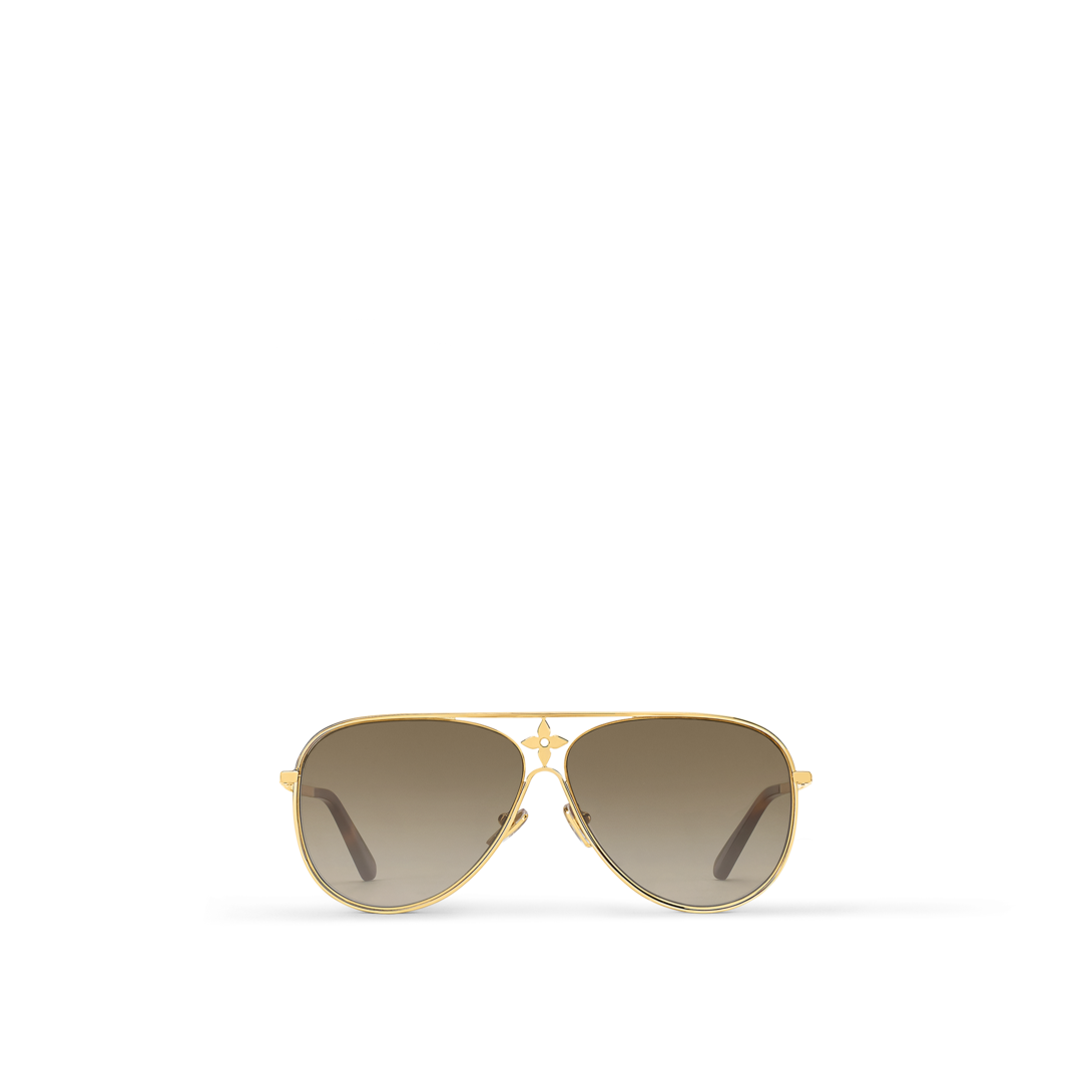 Louis vuitton hot sale sunglasses gold frame